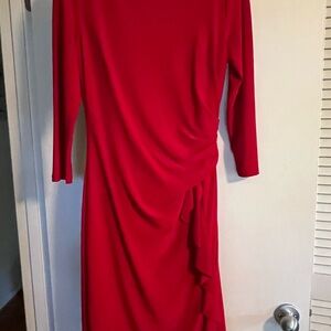 Ralph Lauren Scarlet Long Sleeve Dress